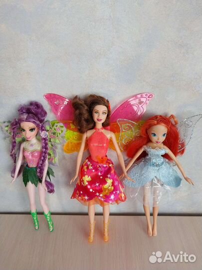 Барби фея и барби принцесса