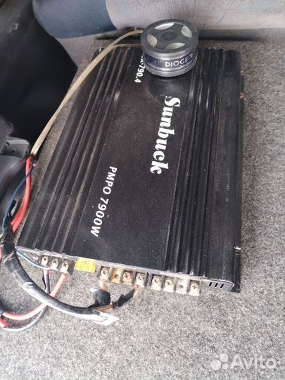 Сабвуфер и усилитель