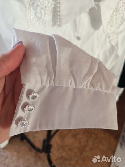 Блузка школьная 146 хлопок