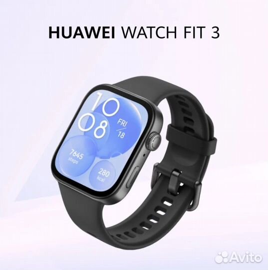 Huawei watch fit 3 черные