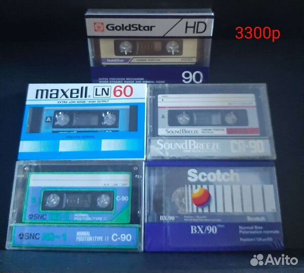 Аудиокассеты новые. sony,maxell, basf,akai