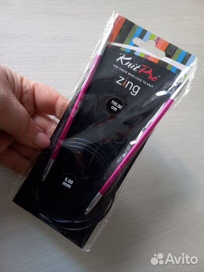 Спицы knipro zing круговые вязание