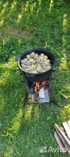 Казан чугунный 8 литров