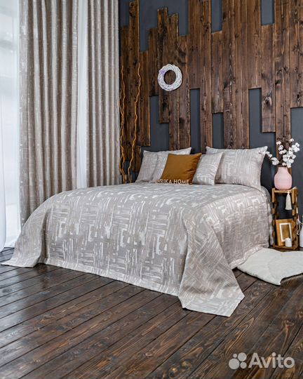 Покрывало адриан лаванда новое плед на кровать