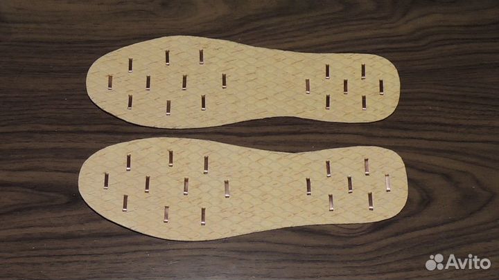 Стельки из бересты и меди