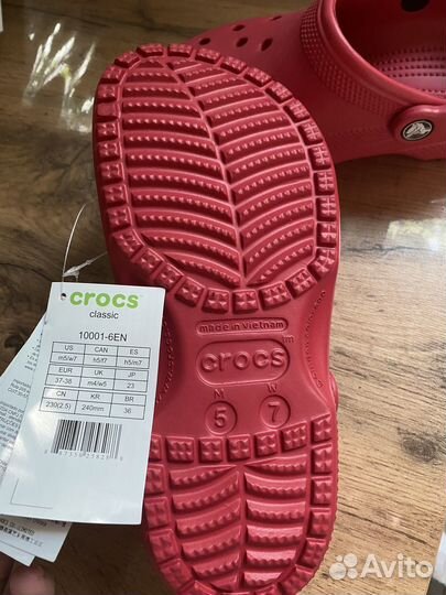 Женские сабо crocs новые 37-38 размер