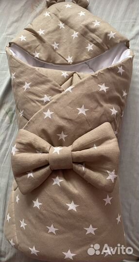 Конверт одеяло на выписку осень - весна