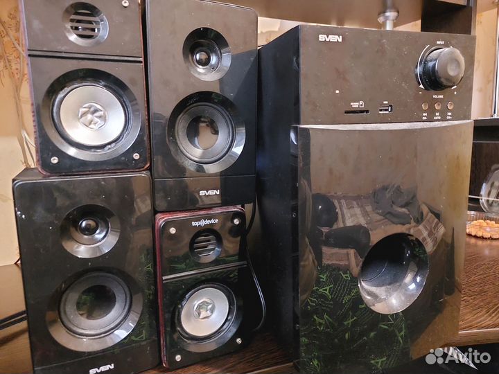 Акустика 5.1 sven