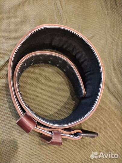 Пояс атлетический кожаный Ironman