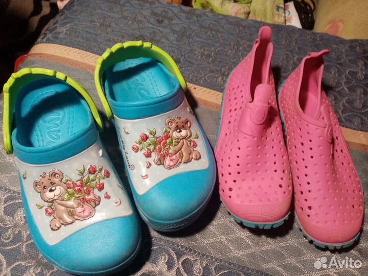 Сабо и акваобувь детские