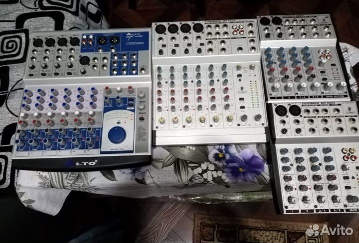 Пульты Beringer микшерные