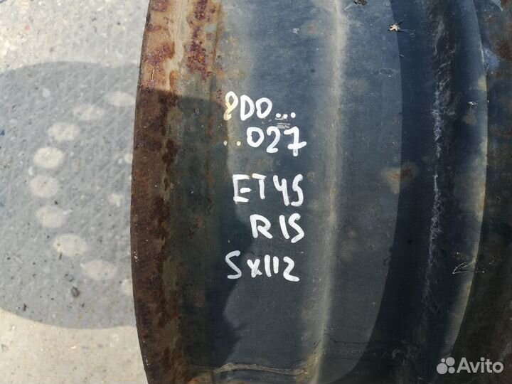 Диск 15 5x112 ET45 DIA57.1