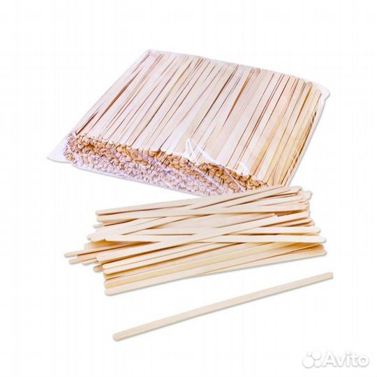 Деревянные палочки для размешивания 1000 шт