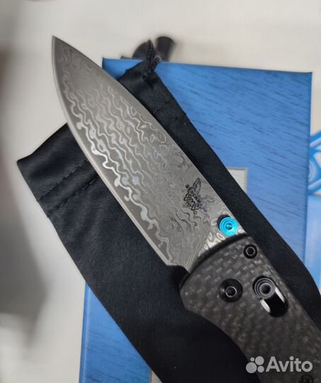 Нож складной Benchmade Bugout 535 Дамаск/Карбон