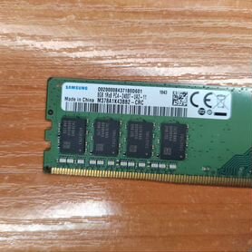 Оперативная память ddr4 8gb Samsung 2400