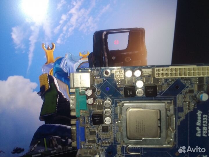 Материнская плата 775 прфоцессор видеокарты