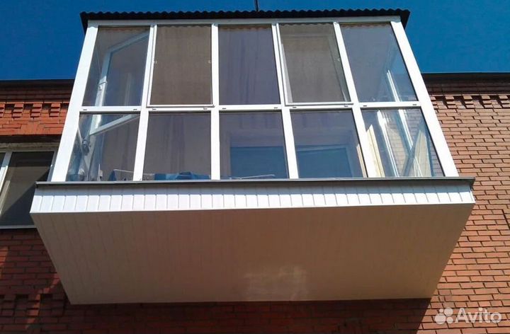 Остекление балконов и лоджий в рассрочку K1360