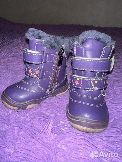 Ботинки на девочку 21 размер