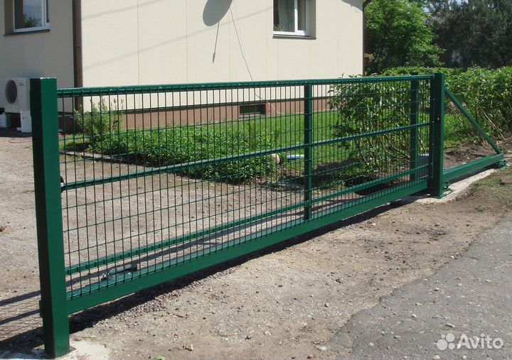 Откатные ворота под ключ