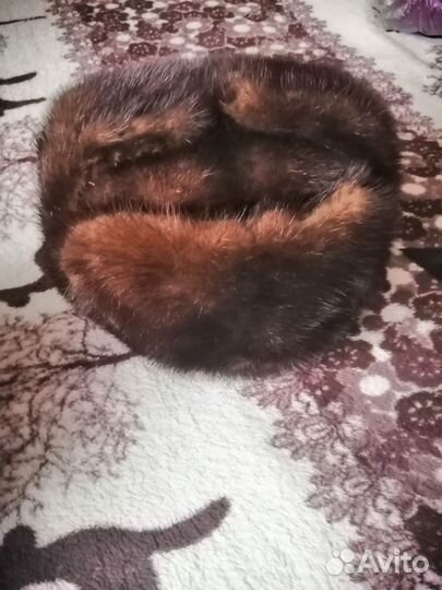 Норковая шапка мужская