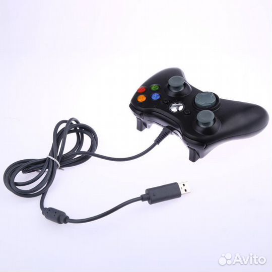 Джойстик xbox 360 проводной