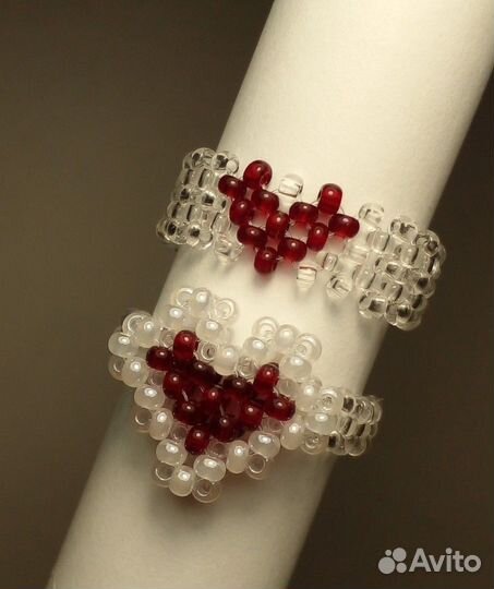 Набор колец из бисера