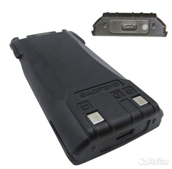 Аккумулятор для рации Baofeng UV-82 2800мАч type-C