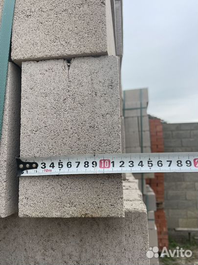 Пеплаблок полублок 12