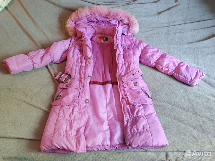 Пуховик на девочку. Рост 146. Новый