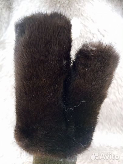Митенки из меха
