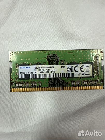 Оперативная память ddr4 8gb samsung 2666