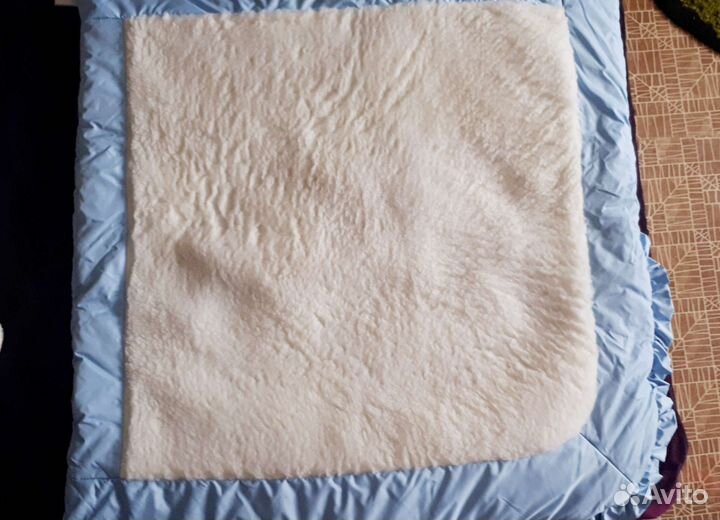 Конверт-одеяло на овчине зима на выписку