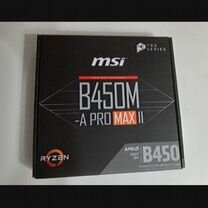 Материнская плата msi b450m pro max ii