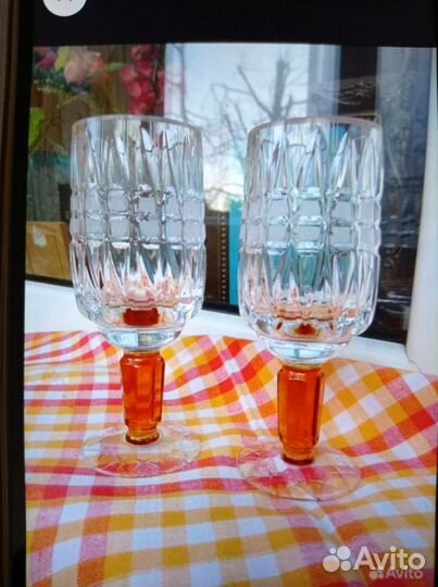 Хрустальные фужеры 