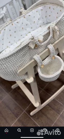 Люлька колыбель плетеная