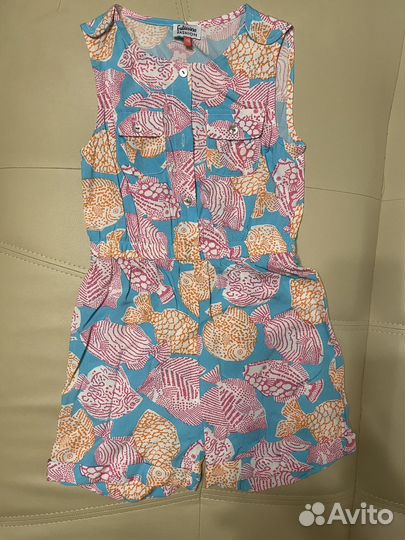 Летнее нарядное платье для девочки 116