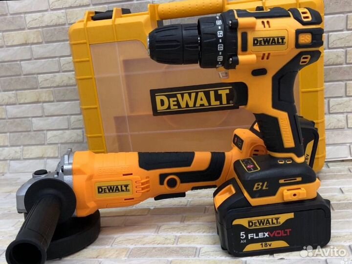 Набор 2в1 DeWalt 18V бесщеточный