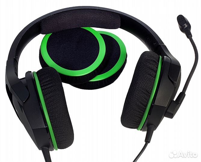 Амбушюры HyperX Stinger Core зеленые / синие