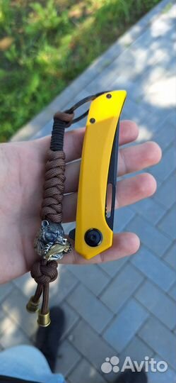 Бусина на темляк медведь с темляком