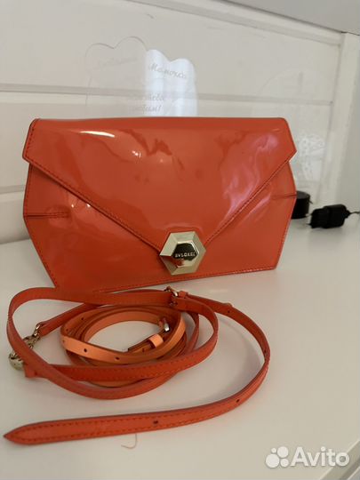Сумка клатч натуральная кожа