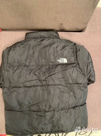 Куртка The North Face 700 черная с капюшоном