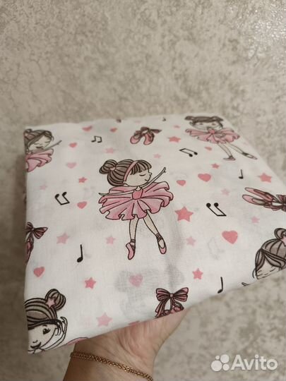 Простынь на резинке 120 60 + наматрасник