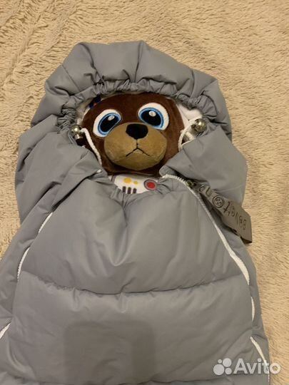 Зимний конверт в коляску (как новый)