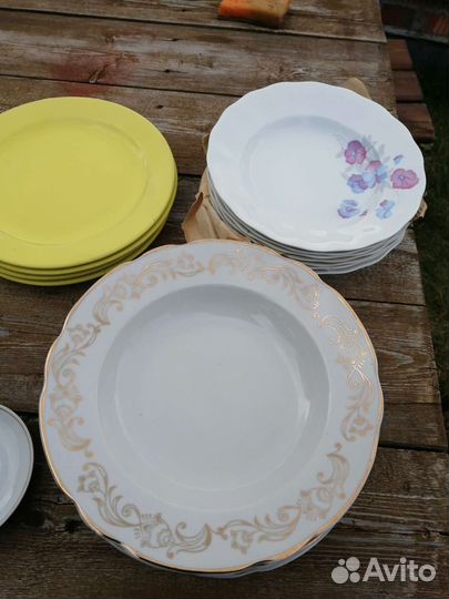 Рюмки,стаканы и тарелки СССР