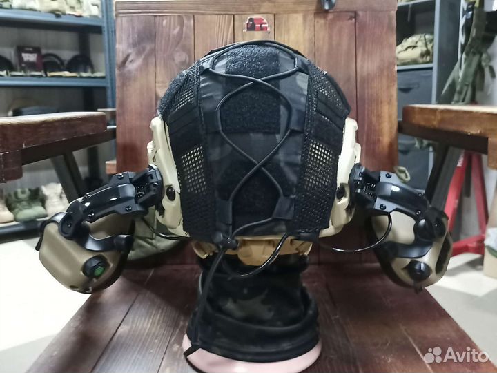 Баллистический шлем бр 2 с активными наушниками