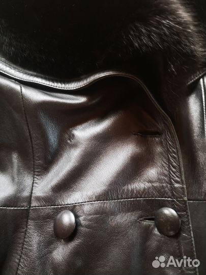 Кожаный плащ женский натуральная кожа