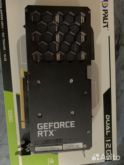 Видеокарта Palit GeForce RTX 3060 Dual OC 12гб