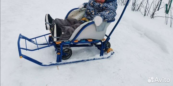 Санки на колесах Nika kids