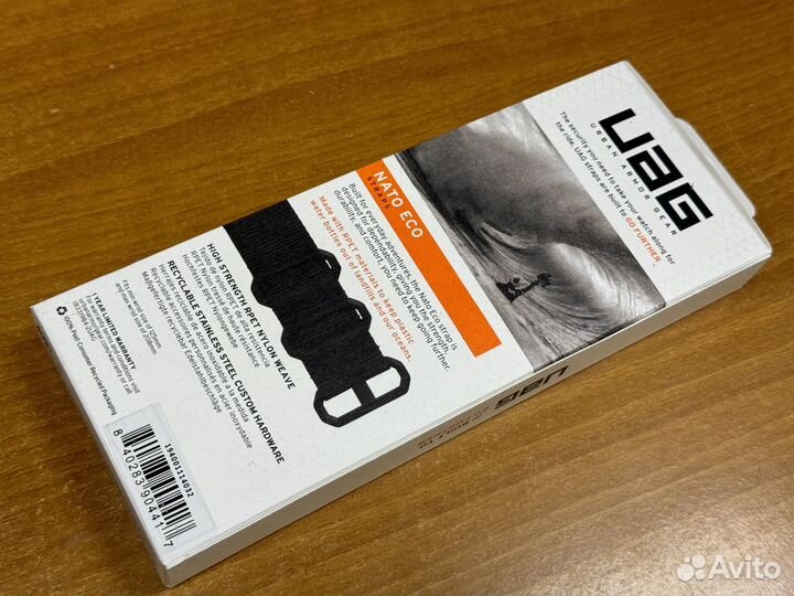 Ремешок нейлон UAG Eco Strap Apple Watch Black