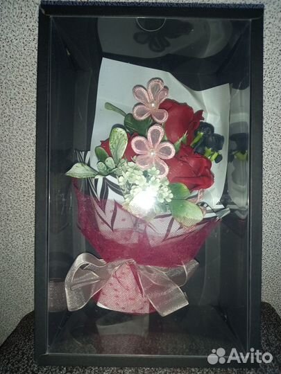 Акция Букеты роз из мыла